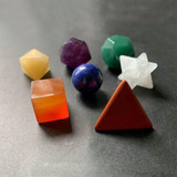 Platonic Solid Chakra Stone