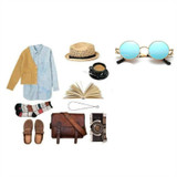KickBackz Vintage Round Mirror Sunglasses