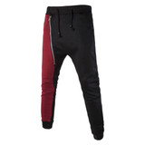 KickBackz Men's Casual Bi-Tone Black Joggers