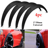 4Pcs 2inch Universal Flexible Car Mudguards Mud Splash Guards Mud Flaps Fender Flares Extra Wide Body Wheel Arches