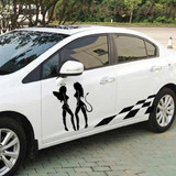 Angel Devil Sexy Girl Funny Car Sticker Decal Auto Truck Styling Decoration