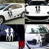 Angel Devil Sexy Girl Funny Car Sticker Decal Auto Truck Styling Decoration