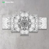 Geometric Bright by Yantrart 5-Piece Canvas