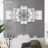 Geometric Bright by Yantrart 5-Piece Canvas