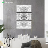 Geometric Bright by Yantrart 3-Piece Canvas