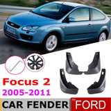 Mudflap For Ford Focus 2 MK2 MK2.5 Hatchback 2011~2005 Fender Mud Guard Splash Flaps Mudguard Accessories 2009 2008 2007 2006