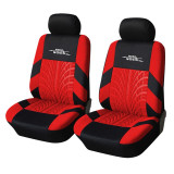 Track Detail Style Car Seat Covers Set Polyester Fabric Universal Fits Seat Protector Track Detail Style Car Seat Covers Set Polyester Fabric Universal Fits Seat Protector
