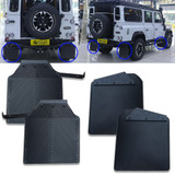 Front Rear Mud Flaps For land rover defend 110 Mudflaps Splash Guards