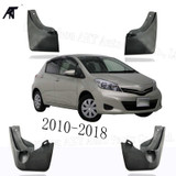 Black Front &Rear Mud Fender Flaps Splash Guard Mudflaps Mudguard Cover Trim For Toyota Mud Flap