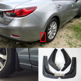 4Pcs Front +Rear Car Mud Flaps For Mazda 6 (GJ) Atenza 2013-2017