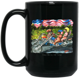 Easy Otter by Tocher - Black Mugs