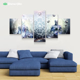 Experience So Lucid Discovery So Clear by Cameron Gray 5-Piece Canvas