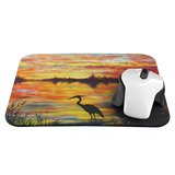 Heron Sunset by Tocher - Mousepad
