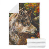 Wolf by Tocher - Premium Blankets