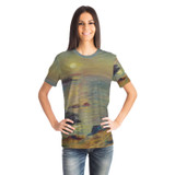 Sunset at Douarnenez by Renoir - Unisex T-shirt