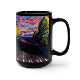 Otter Road (closeup 2) by Tocher - Black Mug 15oz