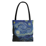 Starry Night by van Gogh - Lined Tote Bag