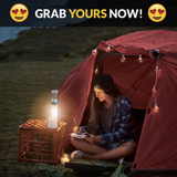 Outdoor Portable Light with USB Rechargeable Multifunction Light 20W 40W 60W