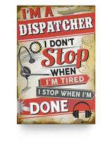 Molomon Awesome Dispatcher's Vintage Posters to Family Awesome Gifts Decor Bedroom, Living Room 24x36