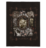 You and Me We Got This – Couple Skull Gift Fleece Blanket – Sherpa Blanket – Woven Blanket Premium Mink Sherpa Blanket 60x80