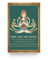 Grandpa Yoga Girl Poster Just Like A Lotus Yoga Print Art Wall Decor, Sign for Home, Yoga Quote Poster Prints Wall Art, Woman/Man's Bedroom, Kitchen and Dining Room Decor, Gift for Woman/Man Grandpa Yoga Girl Poster Just Like A Lotus Yoga Print Art Wall Decor, Sign for Home, Yoga Quote Poster Prints Wall Art, Woman/Man's Bedroom, Kitchen and Dining Room Decor, Gift for Woman/Man