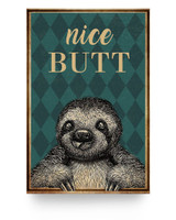 Poster to My Son Nice Butt Sloth Vertical Poster Paper Poster Print Family Friend Gift Home Decor Wall Art Kitchen On Birthday, Christmas