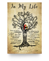 DesDirect Store in My Life Vertical Poster - Funny Bathroom Print Poster White - Satin Portrait Poster Wall Art Home