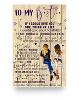 Gifts to My Bestie Poster Vertical Poster Poster Gifts on Christmas, Birthday, Decor Home 11x17 Poster
