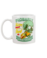 Awesome Quote Probably Thinking About Food Or Serial Killers Tacos Coffee Mug – Beer Stein – Water Bottle Mug Birthday Gift Deepest Quote