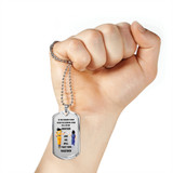 To My Brother Dog Tag Necklace For Men -Dragon Ball Z- Goku Vegeta Necklace Pendant Gold 18k and Stainless Steel Dog Tag - Gift Ideas for Brother