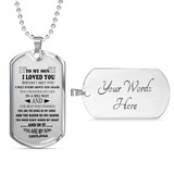 Personalized Engraving Father Son Gifts From Dad Birthday Gifts, Christmas Gifts