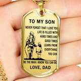 Father and Son Necklace Jewelry From Dad Birthday Gifts, Christmas Gifts  Luxury