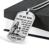 Father and Son Necklace Jewelry From Dad Birthday Gifts, Christmas Gifts  Luxury