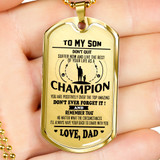 Father and Son Jewelry From Parents Birthday Gifts, Christmas Gifts  Luxury Dog