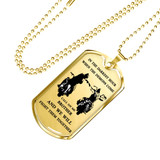 Brother Dog Tag Military Ball Chain - Biker Pendant Necklace Gifts For Men Luxur