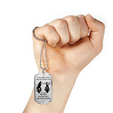 Brother Dog Tag Military Ball Chain - Biker Pendant Necklace Gifts For Men Luxur