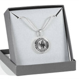 SAINT CHRISTOPHER Necklace, Bangle -Behold St. Christopher and Go your Way