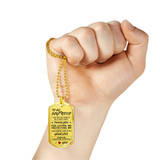 To My Boyfriend, You are my World my everything - Dog Tag For Men Love Quotes