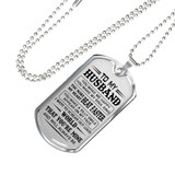 Love Quotes for Boyfriend Dog Tag Necklace - Personalized To My Boyfriend Gifts
