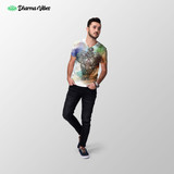 Elephant Mandala by Mcashe T-Shirt