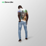 Elephant Mandala by Mcashe T-Shirt