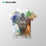 Elephant Mandala by Mcashe T-Shirt