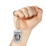To My Brother Luxury Dog tag Military Ball Chain, Dragon Ball Necklace pendants