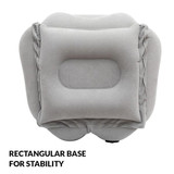 Portable Travel Pillow Inflatable and Supports Neck and Back
