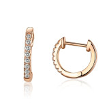 BAMOER Hoop Earrings for Women Trendy Styles 925 Sterling Silver Minimalist Simple Ear Hoops Silver Anti-allergy Fashion Jewelry