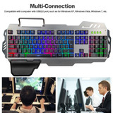 PK-900 104 Keys USB Wired Backlit Mechanical-Handfeel Gaming Keyboard