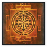 SriYantra Framed Canvas
