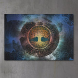 Tree of life vibrations by McAshe 1-Piece Canvas