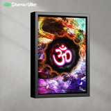 Multicolored Om by McAshe 1-Piece Canvas