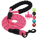 5ft Durable Reflective Nylon Dog Leash in 6 COLORS